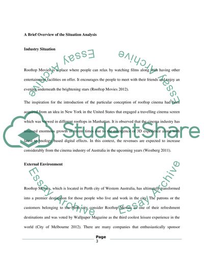 Marketing Service of Rooftop Movies