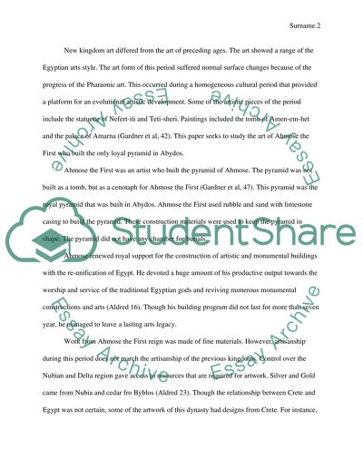 The 18th dynasty Egypt