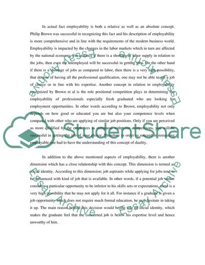 Research and Employability