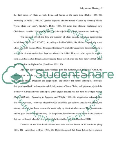 The Development of Christology and Its Relevance for Contemporary Christianity