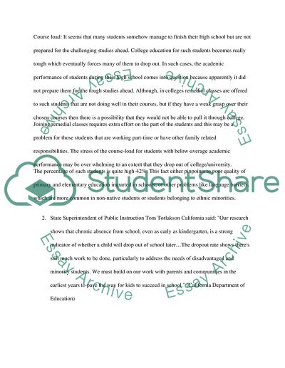 Dropout Rates In Educational Institutions Of Different Countries