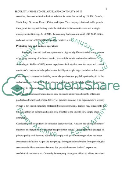 Security, Crimes, Compliance and Continuity of IT in Enterprises