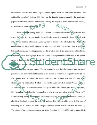 Renaissance Popes: Creation of New Rome