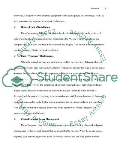 Advantages and Disadvantages of Power over Ethernet