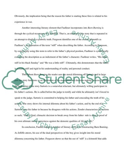 William Faulkners Barn Burning