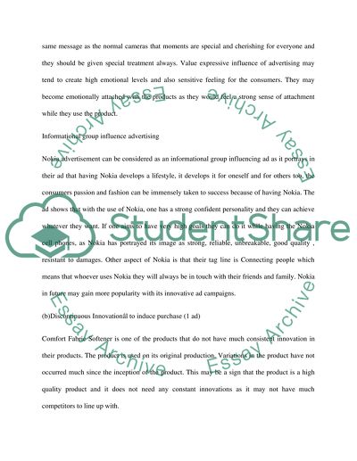 Analysis of Consumer Behavior