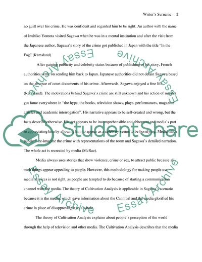 Japanese Media Role in the glorification of Japanese Cannibal Issei Sagawa