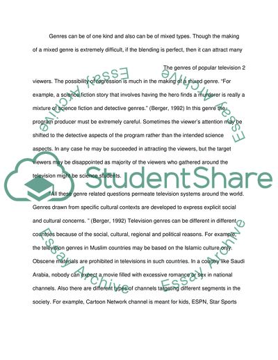 Television Programs Providing a Space for Public Opinion or Expression