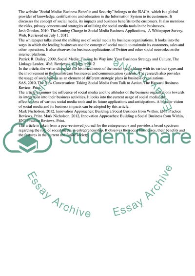 Social Media for Business