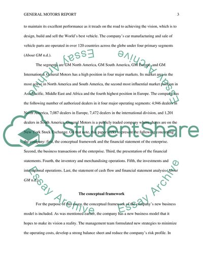 Financial Statements - General Motors