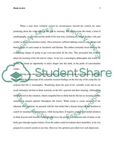 Mans Search for Meaning by Victor Franki