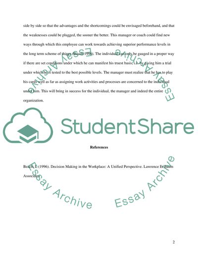 Organizational Concept