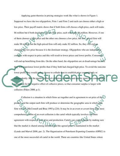 The Market Oligopolies