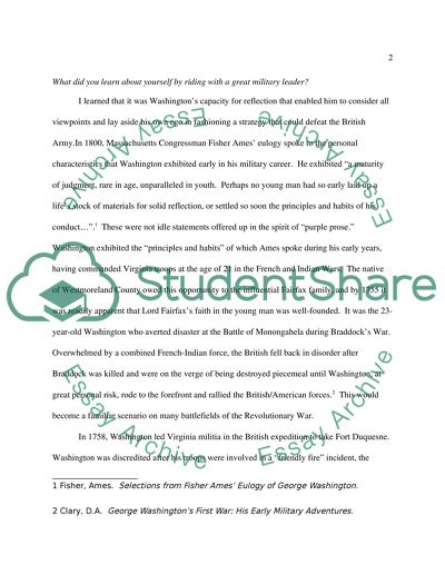 The Tactics of Persistence: George Washington and the Virtues of Military Expediency