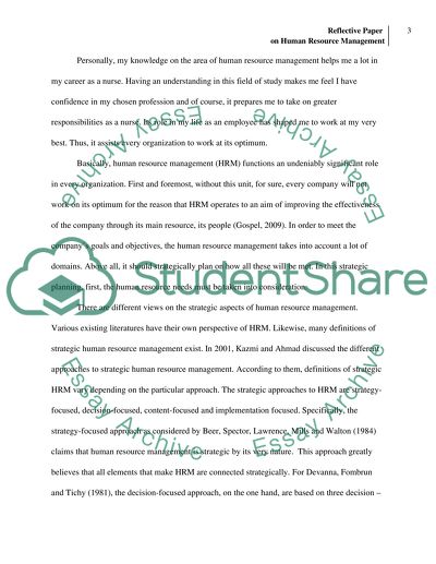 Strategic Approaches of HRM