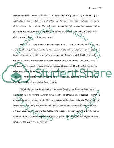 Half of a Yellow Sun 325-438 [Chapters 25-28]