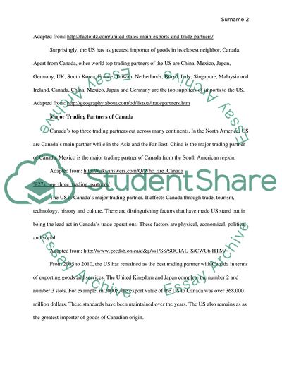 Trading Partners, Demographics, and Governance between the US and Canada
