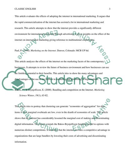 The Impact of the Internet on the field of Advertising