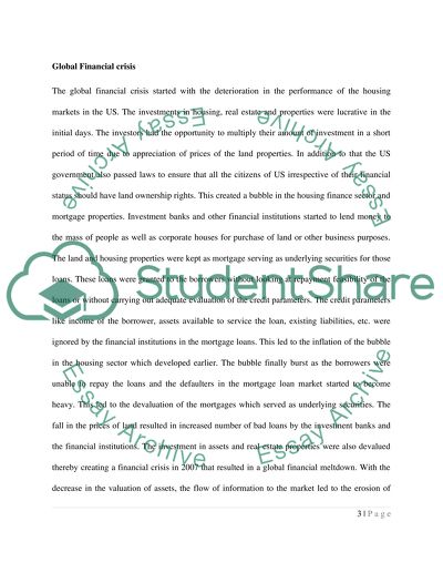 Performance of the Housing Markets in the US