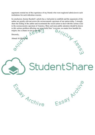 The New College Try by Jerome Karabel