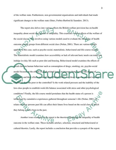 The Factors That Led to Developments of the British Welfare