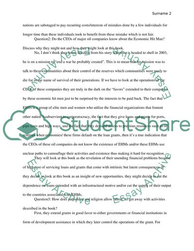 Confessions of an economic hitman