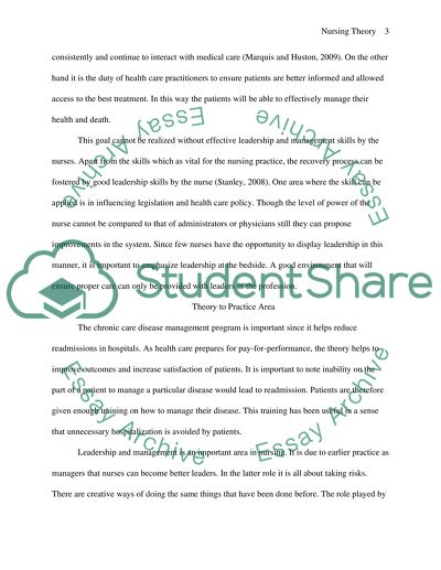 Middle Range Nursing Theory