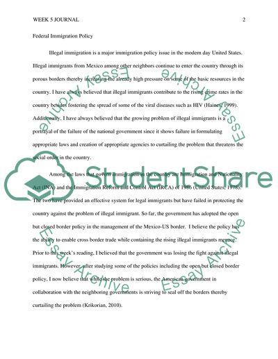 Open Borders and National Security