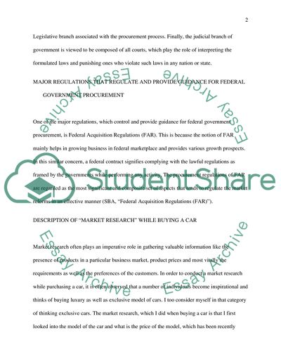 The Us Government Contracting