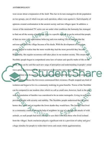 The Neolithic Period