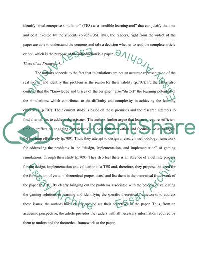 Review of an Academic Research Paper