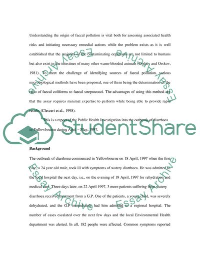 Outbreak of Disease in Yellowbourne
