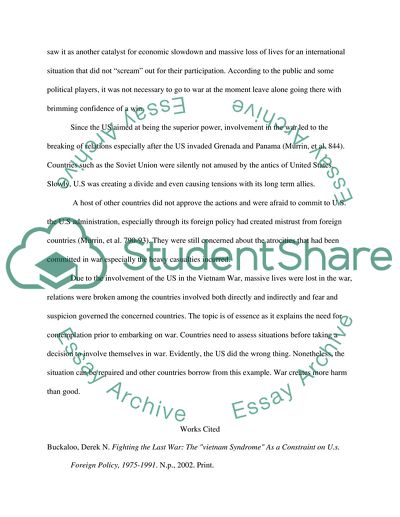 Vietnam and Gulf Wars