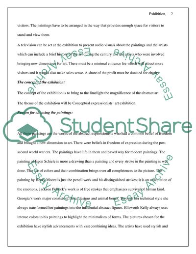 Making my own art exhibition