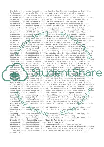 The Role of Internet Advertizing in Shaping Purchasing Behaviors