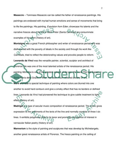 Light Effect in History of Art