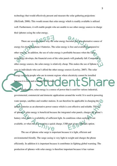 Iphone 4 Solar energy Marketing Strategy