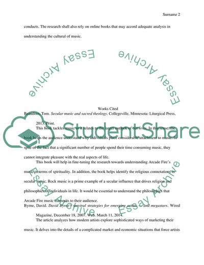 Cultural and Historical Interrogation of Arcades Fire Music