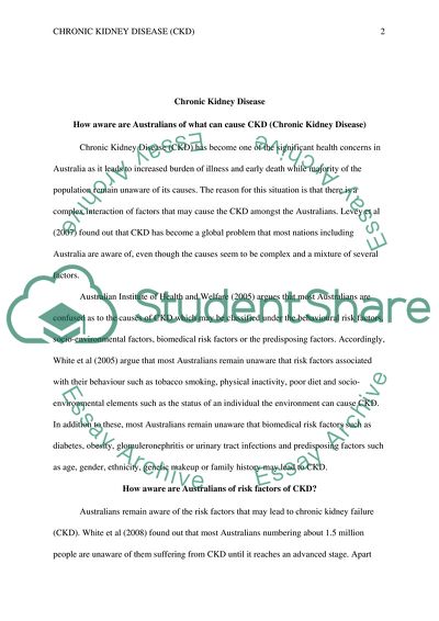 Chronic Kidney Disease