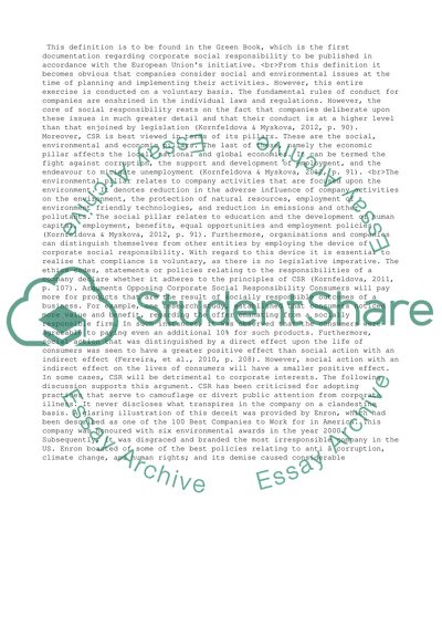 What is CSR (Corporate Social Responsibility) To what is there a business case for CSR