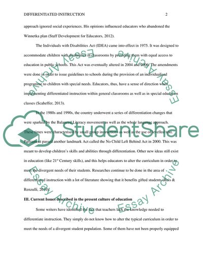 Differentiated Instruction - Teaching Learners with Varying Abilities