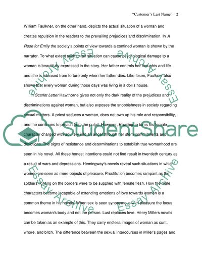 Gender Prejudices and Discrimination in American Literature