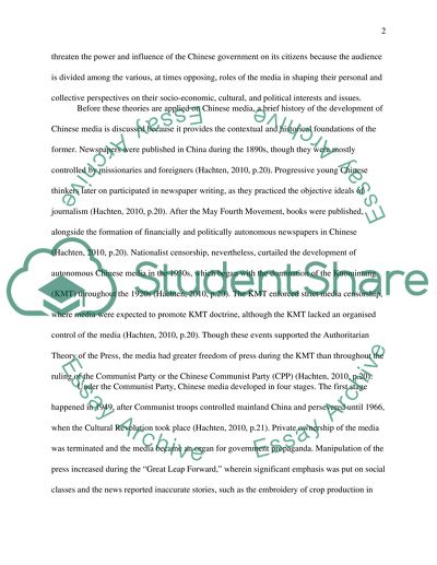 Media in China: Construction and Deconstruction of a National Chinese Community