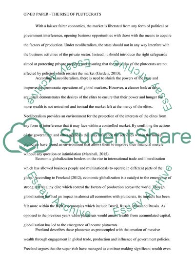 Plutocracy definition picture