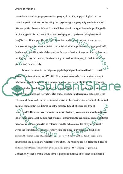 The Investigative Psychology Approach to Offender Profiling