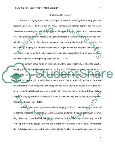 Advances in Culture and Psychology