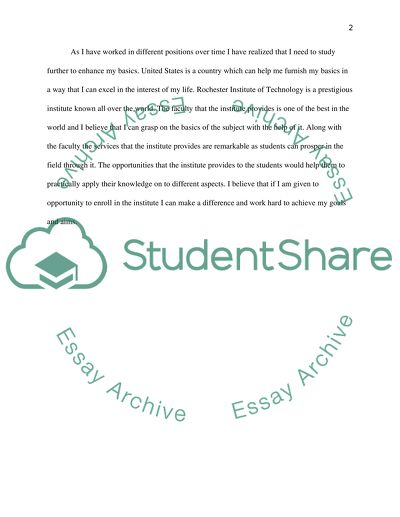 Statemant of Educational Objectives