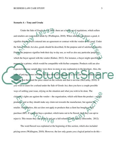 Business Law Case: False Advertising