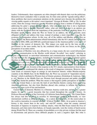 What is the perception of Muslims after 9/11 in the U.S