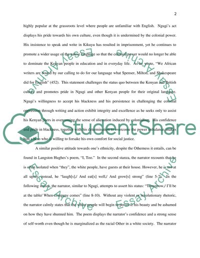 Valuing Ones Otherness: Hero as the Marginalized